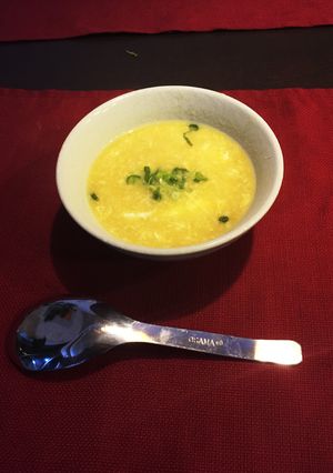玉米和雞蛋湯（トウモロコシと卵のスープ）-レシピのメイン写真