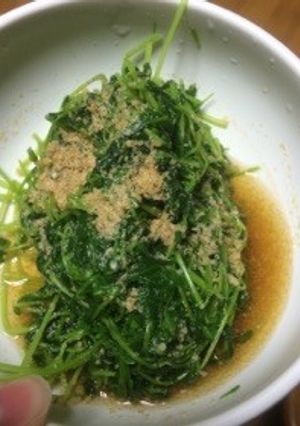 簡単に豆苗お浸し-レシピのメイン写真