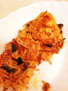そうめん de キムチヂミ-レシピのメイン写真