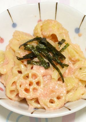 ワンポットパスタ☆たらこマヨサラダ-レシピのメイン写真