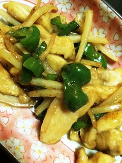 大根の皮と鶏肉の中華炒め お弁当にも☆-レシピのメイン写真