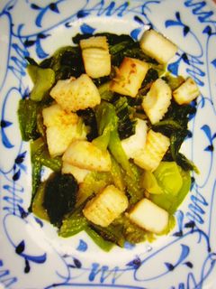 ☆青梗菜とイカの炒め物☆-レシピのメイン写真