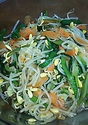 大豆もやしと余り野菜のナムル-レシピのメイン写真