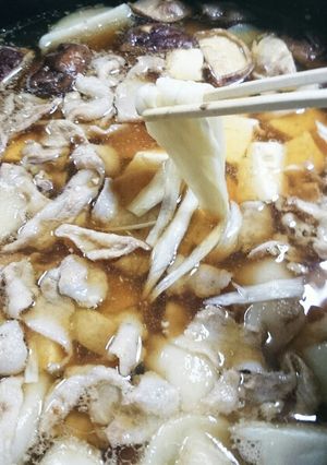 マコモダケのしゃぶしゃぶ-レシピのメイン写真