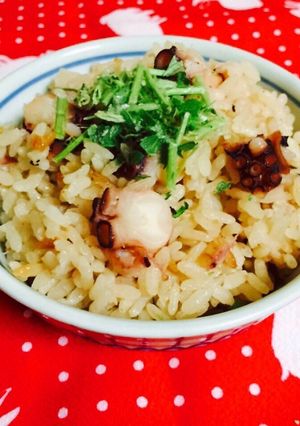 麺つゆで♪簡単☆たこ飯-レシピのメイン写真