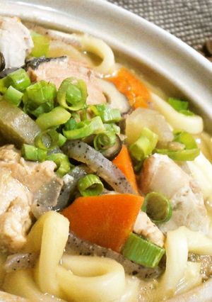 リメイク）石狩汁　⇒　石狩鍋焼きうどん♪-レシピのメイン写真