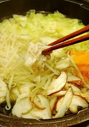 切り昆布で昆布も美味！しゃぶしゃぶ♪-レシピのメイン写真