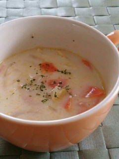 白菜のミルクスープ-レシピのメイン写真