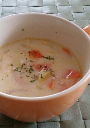 白菜のミルクスープ-レシピのメイン写真