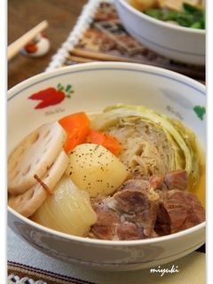 塩豚の野菜たっぷり和風ポトフ-レシピのメイン写真