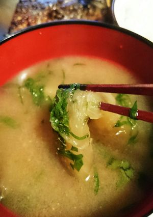 大好き♪茄子のお味噌汁♪-レシピのメイン写真