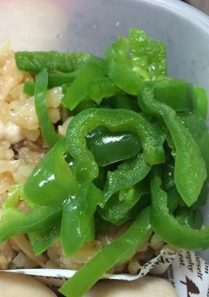ピーマンのレンジ蒸し ＊自分メモ-レシピのメイン写真