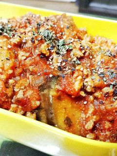 冷凍保存も☆ひき肉とナスのトマトソース-レシピのメイン写真