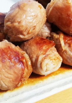 豚ロース＊肉巻き団子-レシピのメイン写真