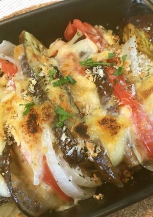 お手軽茄子とトマトのグリル焼き-レシピのメイン写真