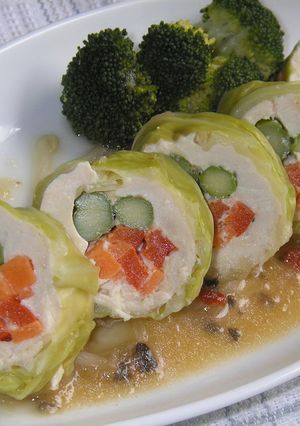 節約レシピ♪鶏むね肉で春野菜のサラダ-レシピのメイン写真