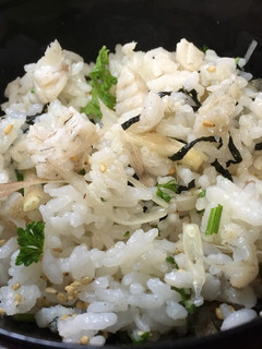 チダイ塩焼きミョウガパセリのまぜごはん!-レシピのメイン写真