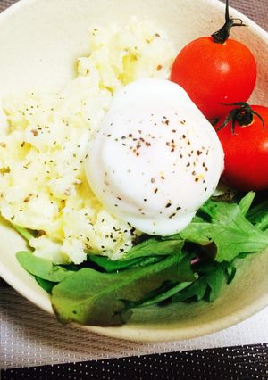 半熟卵のポテトサラダ-レシピのメイン写真