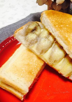 簡単☆バナナチーズトースト-レシピのメイン写真