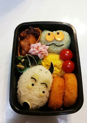 バムとケロ キャラ弁-レシピのメイン写真