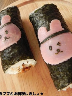 運動会に簡単★うさぎのスティックおにぎり-レシピのメイン写真