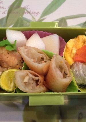 今日のお弁当-レシピのメイン写真