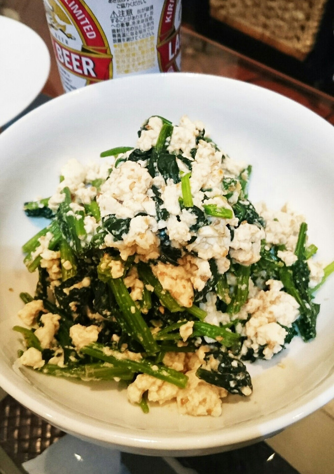 ほうれん草の胡麻和え？白和え？-レシピのメイン写真