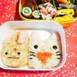 簡単!キャラ弁!ノンタン♡うさぎ