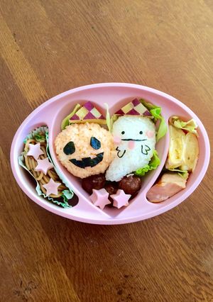 簡単♪キャラ弁♪ハロウィンおにぎり♪-レシピのメイン写真