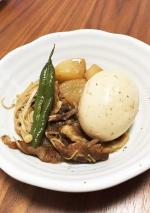大根とえのき茸のこっくり煮物-レシピのメイン写真