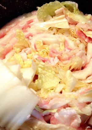 白菜と豚肉 の ミルフィーユ 鍋-レシピのメイン写真