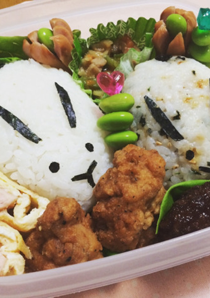 うさぎさん弁当♡デコ弁-レシピのメイン写真