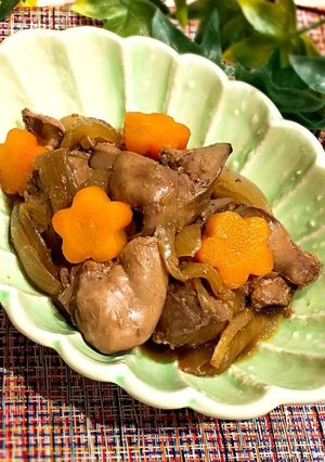 鉄分補給♪ 鶏レバーのあっさり旨々煮✩-レシピのメイン写真