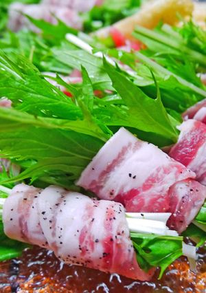 豚バラ水菜のBRIしゃぶ-レシピのメイン写真