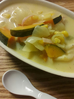 ケチャップだしで豆乳スープ-レシピのメイン写真