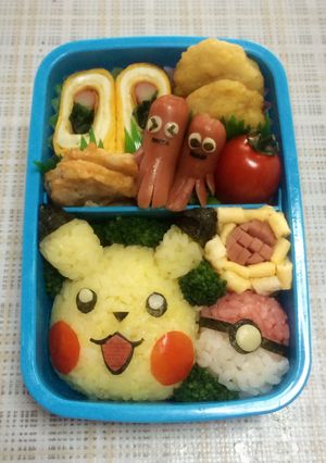 キャラ弁 ピカチュウ-レシピのメイン写真
