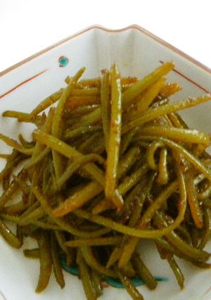 2.さつま芋の蔓のきんぴら♪-レシピのメイン写真