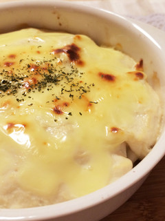 豆腐クリーム使用♪餃子deグラタン♪-レシピのメイン写真