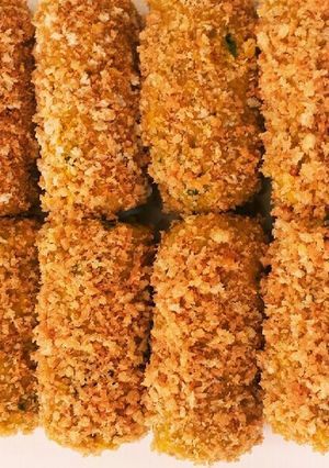 かぼちゃコロッケ⭐油ゼロとにかくヘルシー-レシピのメイン写真