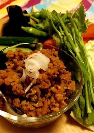 万能＆辛美味♪コリアンな肉味噌ディップ♪-レシピのメイン写真