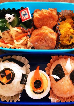 簡単キャラ弁 仮面ライダーゴースト-レシピのメイン写真