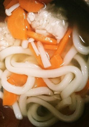 離乳食　完了期から？　簡単肉団子うどん-レシピのメイン写真