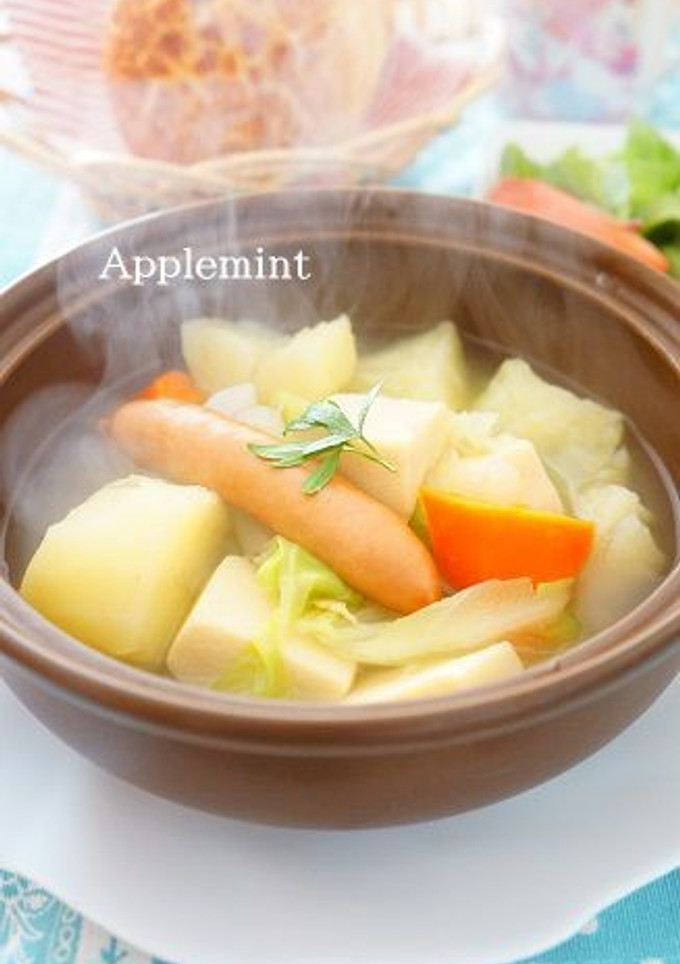 こうや豆腐とゴロゴロ野菜の和風ポトフ-レシピのメイン写真