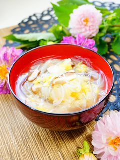 【白菜と春雨のスープ】-レシピのメイン写真