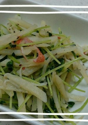 豆苗とジャガイモのソテー☆-レシピのメイン写真