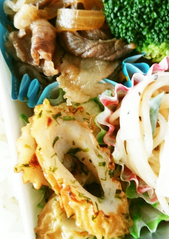 お弁当に☆パパッと簡単ちくわの磯部炒め-レシピのメイン写真