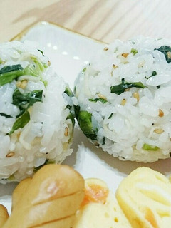 小松菜としらす❀混ぜご飯-レシピのメイン写真