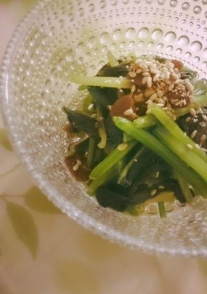 ほうれん草のひしお味噌和え-レシピのメイン写真