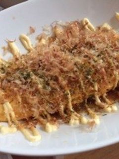 お好み焼き風 なんちゃってオムレツ!-レシピのメイン写真