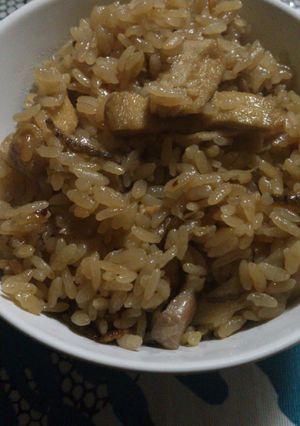 煮物汁で皮付きゴボウと鶏肉の炊き込みご飯-レシピのメイン写真